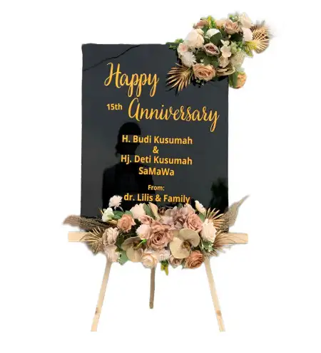 Papan Bunga Akrilik Mojorebo