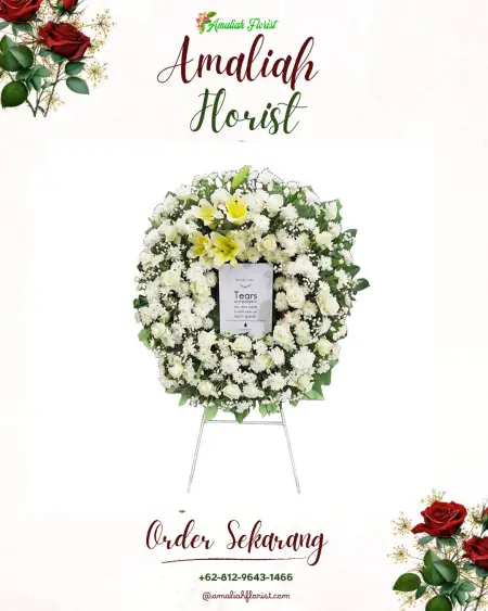 Krans Bunga Duka Mojorebo